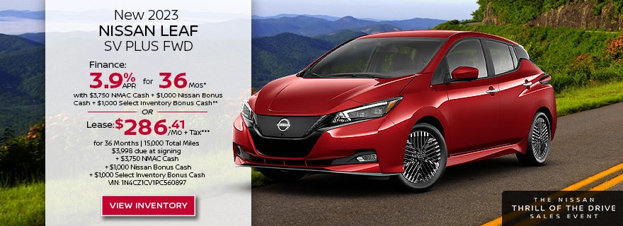 New 2023 Nissan Leaf SV PLUS FWD